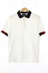 ラフシモンズ RAF SIMONS ×FRED PERRY フレッドペリー 17SS 半袖 ポロシャツ SM1420 40 白 ホワイト ブランド古着ベクトル 中古 ☆AA★● 250211 のサムネイル