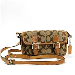 コーチ シグネチャー ミニフィールド ショルダーバッグ 斜め掛け