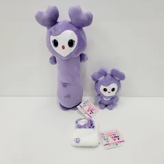 【中古品】 TWICE LOVELYS サナ のびふにゃBIGぬいぐるみ おすわりぬいぐるみ パスケース 【084-250920-as-34-izu】