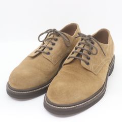 ITR6CPC06YLV BRUNELLO CUCINELLI ブルネロクチネリ ドレスシューズ レースアップ スエード ブラウン フラットシューズ ビジネスシューズ メンズ サイズ 41