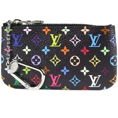 LOUIS VUITTON/ルイ ヴィトン　LV × TM ポシェット クレ（キーリング付コインケース）　村上隆 モノグラム マルチカラー　ノワール（ブラック）　M13664【未使用品】