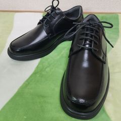 男性 警察官用 短靴 24.5cm 黒靴 革靴 ブラック ビジネス