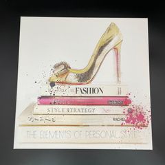 オリバーガル キャンパス画 GOLD SHOE RED SOLE - メルカリ