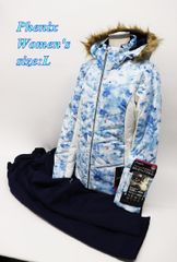 phenix - Phenix フェニックス レディース スキージャケット&amp;パンツ セットアップ XL ブルー PS8822P61 R2508-131 phenix - Phenix フェニックス レディース スキージャケット