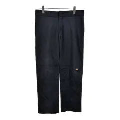 Dickies ディッキーズ ダブルニー ワークパンツ ブラック(メンズ W34 L32)中古 古着 V3214