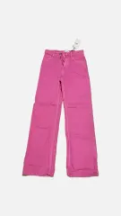 タグ付き新品 ZARA ザラ ピンク ストレートデニムパンツ S