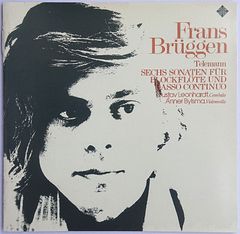 【中古】FRANS BRUGGEN フランス・ブリュッヘン(ブロックフレーテ)　／　Telemann : Sechs Sonaten fur Blockflote 〔CD〕