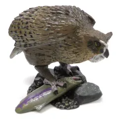 【中古】トレーディングフィギュア 05.エゾシマフクロウ 「週刊 日本の天然記念物 動物編 立体動物模型」