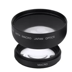 カメラレンズキット マクロレンズ ビデオカメラレンズ 精密加工 広角レンズ 0.45X 52mm VBESTLIFE 交換レンズ