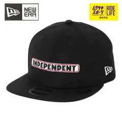 【ムラスポ公式】NEW ERA ニューエラ キャップ 9FIFTY Original Fit INDEPENDENT インディペンデント ブラック 14299643 ムラサキスポーツ限定メンズ レディース