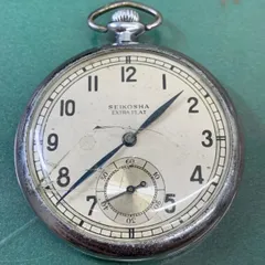 極上美品!! SEIKOSHA 精工舎 セイコー EXTRA FLAT 懐中時計 極上美品!! SEIKOSHA 精工舎 セイコー EXTRA FLAT 懐中時計