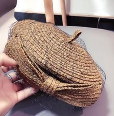 ベレー帽 麦わら帽子 レディース オルチャン 春夏ベレー帽 おしゃれ かわいい