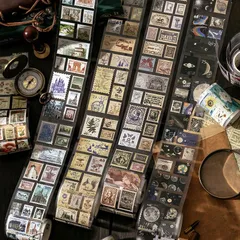 MT279 切手 蝶 蝶々 きのこ 宇宙 鳥 コラージュ 素材 ロールシール コラージュ シール コラージュシール コラージュ素材 紙もの 手帳 日記 ジャンクジャーナル 海外 紙モノ 紙物