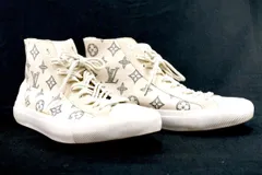 LOUIS VUITTON ルイヴィトン チャップマン ブラザー コラボ キャンバス モノグラム ハイカット スニーカー アイボリー UK5サイズ（約24.5cm） MS1116