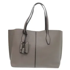 美品 トッズ ジョイ レザー グレージュ トートバッグ グレー ブラウン 0457 TOD’S