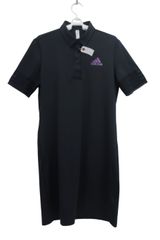 【美品】adidas(アディダス) ワンピース 黒 レディース OT ゴルフ用品 2506-0290 中古