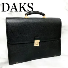 DAKS 高級本革 DAKS London ダックス ダレスバッグ DK240604 黒