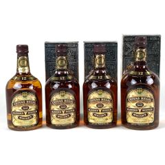 4本 シーバスブラザーズ CHIVAS BROTHERS シーバスリーガル 12年 旧ボトル スコッチ 750ml ウイスキー セット 【古酒】