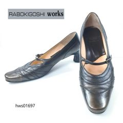 RABOKIGOSHI works パンプス メタリック ベルト 24cm ラボキゴシワークス レディース hws01697のサムネイル