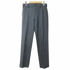 ユニクロ UNIQLO 24SS 感動イージーパンツ ウールライク 321-471024 ストレッチ S ダークグレー X
