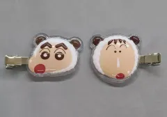 【中古】アクセサリー(非金属) 野原しんのすけ＆ボーちゃん(ミント) 立体アクリル前髪クリップ2P 「クレヨンしんちゃん」