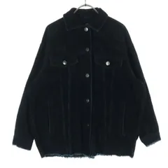 美品 ZARA ザラ 長袖 コットンジャケット XS ブラック コーデュロイ レディース 古着