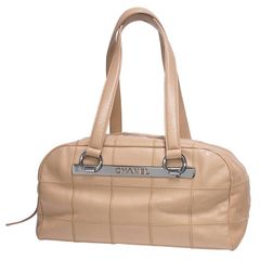 シャネル CHANEL チョコバー ショルダーバッグ A26135 キャビアスキン