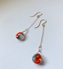 アンモライトクォーツのピアス