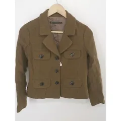 ◇ Spick & Span スピック アンド スパン ウール 長袖 テーラード ジャケット サイズ38 カーキ レディース  【1204210007319】のサムネイル