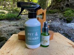 天然青森ひば精油32ml遮光瓶容器+PET GUARD300mlセット/ペットの虫除け・除菌・消臭/皮膚病の予防改善/添加物不使用品/全国一律送料無料