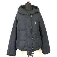 Abercrombie & Fitch★スナップボタン/80%ダウンジャケット【women’s size -M/紺/navy blue】Coat/Jacket/Jumper◆BH180<sale>