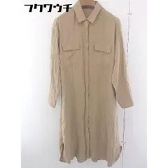 ◇ URBAN RESEARCH Sonny Label サニーレーベル 比翼 長袖 ロング ワンピース サイズFree ブラウン レディース  【中古】 【1110180003292】