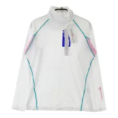 サイズ：L LE COQ GOLF ルコックゴルフ  ハイネック 長袖Tシャツ  ホワイト系 [240101367496]# ゴルフウェア レディース ストスト