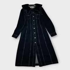 美品！GANNI×Levi's ガニー　リーバイス　コラボ　ビックカラー　デニムワンピース　XS