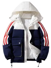 カジュアル 冬服 厚手ジャケット 45kgー100kg ダウン 大きいサイズ 防寒着 オシャレ フード付き アウター メンズ アウトウェア 暖かい ダウンジャケット 通学 キャンプ [Ｋａｙｉｙａｓｕ] 登山