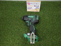 18Vタイプ HiKOKI 静音インパクトドライバー WHP18DBL 本体のみ 電動工具 充電式 ハイコーキ 中古品
