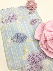 綿麻ゆかた　トールサイズ　裄71cm 身巾ゆったり 綿麻トールサイズ浴衣 裄71 cm ゆったりサイズ