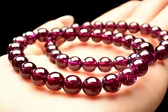 ワインカラー ロードライトガーネット 7mm ブレスレット 1個売り パワーストーン 天然石 _BG4924-7