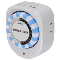 オーム電機 24時間タイマースイッチ [HS-AT02] 約W73×H88×D63mm のサムネイル