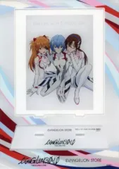 【中古】アクリルスタンド・アクリルパネル アヤナミレイ＆式波・アスカ・ラングレー＆真希波・マリ・イラストリアス(EVANGELION：3.0+1.0) アクリルスタンド 「シン・エヴァンゲリオン劇場版：II」 劇場グッズ