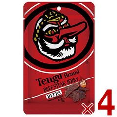 テング ビーフジャーキー バイツ ホット 30g おつまみ 天狗 送料無料 ビール プロテイン キャンプ お土産 日本酒 お酒 4個