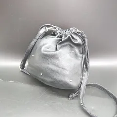 ◇ ⊂ LOWRYS FARM ローリーズファーム スタッズ装飾 ハンドポシェット ブラック系 レディース E  【1505290041522】