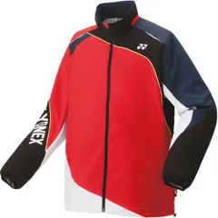 【新品・5営業日で発送】YONEX ヨネックス ユニウラジツキウィンドウォーマーシャツ (70087) 色 : サンセットレッド サイズ : M 