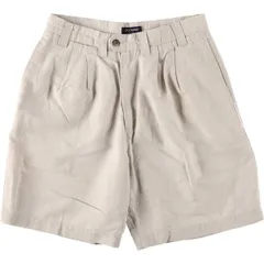 古着 90年代 ドッカーズ DOCKERS Khakis ツータック リネンショーツ ショートパンツ USA製 メンズw30相当 ヴィンテージ/eaa574573