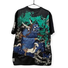 未使用 絡繰魂 × ドラゴンボール 魔人ブウ 刺繡 半袖Tシャツ 黒 - メルカリ