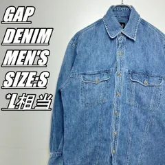 【US古着･90’s~00’s】OLD GAP DENIM　ギャップ デニム　デニムシャツ　メンズサイズ表記S　L相当　インディゴ