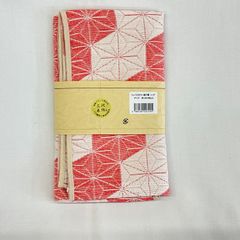フェイスタオル　三河木綿多重織ガーゼ　ピンク