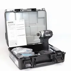 未使用 makita マキタ TD173DRGXB 18V インパクトドライバ ブラック バッテリ2個 充電器 ケース付 中古 / 12028 HMR