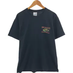 古着 00年代 ヘインズ Hanes COMFORT-T 魚柄 アニマルTシャツ メンズL相当/eaa529520のサムネイル