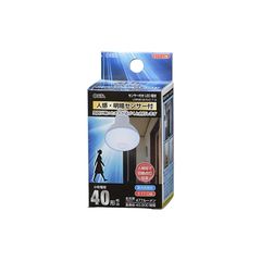 オーム(OHM) 電機 LED電球 レフランプ形 E17 40形相当 人感・明暗センサー付 昼光色 LDR4D-W/S-E17 9 06-3414
